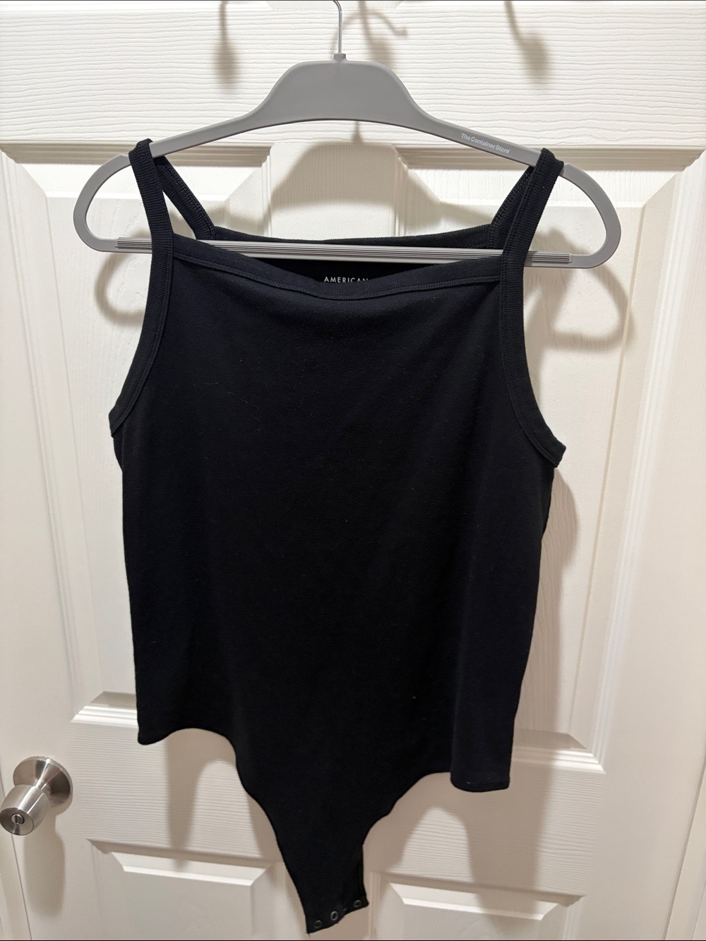American Eagle Outfitters Black Tank Bodysuit